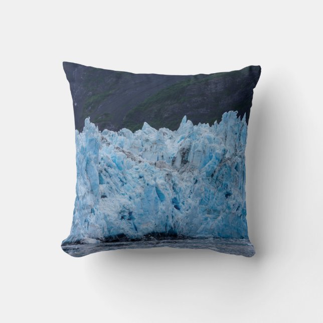 Gletscher von Prince William Sound Alaska Kissen (Vorderseite)
