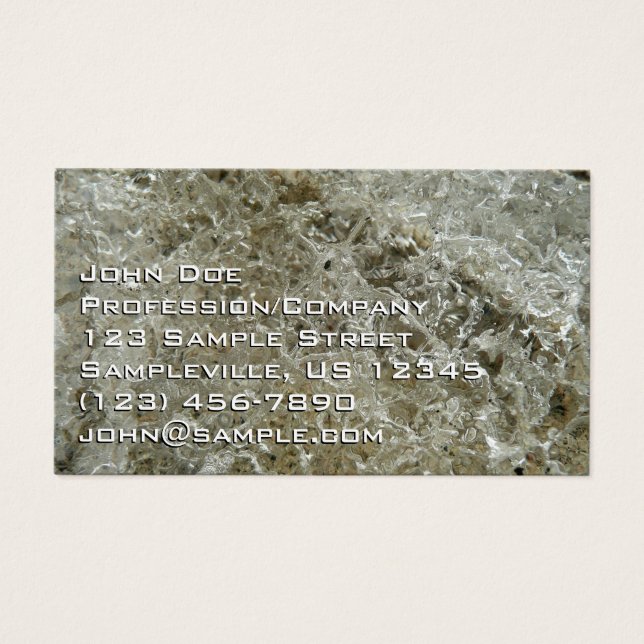 Gletschereis Abstrakte Naturstruktur (Vorderseite)