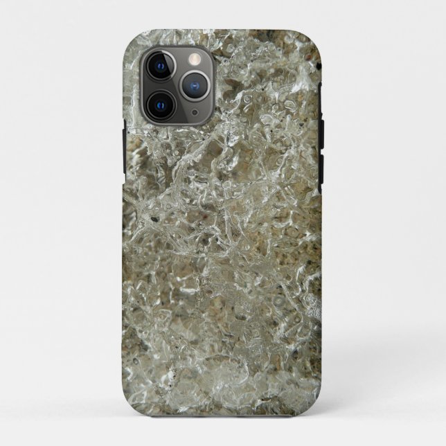 Gletschereis Abstrakte Naturstruktur Case-Mate iPhone Hülle (Rückseite)