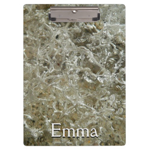 Gletschereis Abstrakte Naturstruktur Klemmbrett