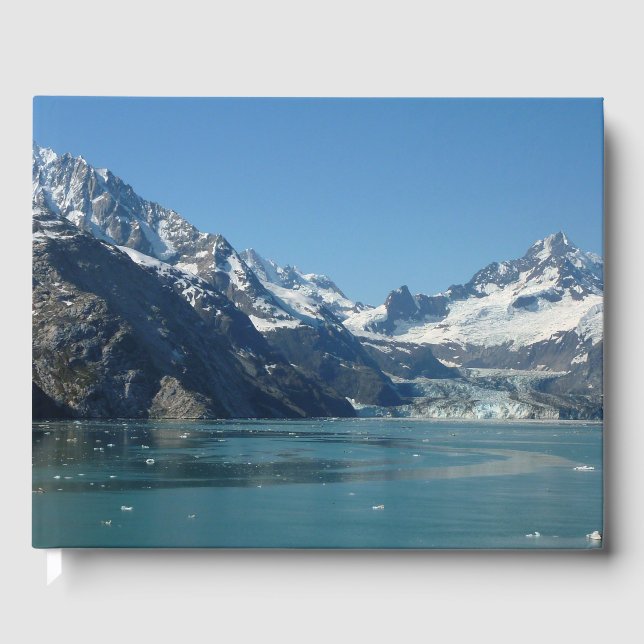 Gletschergewässer von Alaska Gefüttert Gästebuch (Vorderseite)