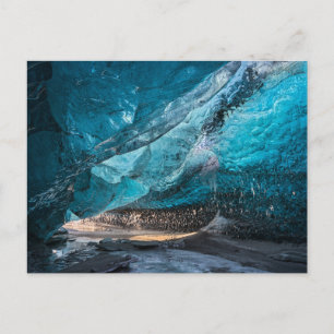 Gletscherhöhle   Nationalpark Vatnajoekull, Island Postkarte