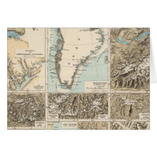 Gletscherkarte - Carte de l'Atlas des glaciers