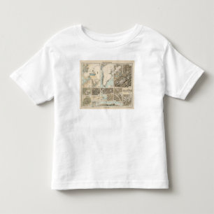 Gletscherkarte - Gletscher-Atlas-Karte Kleinkind T-shirt