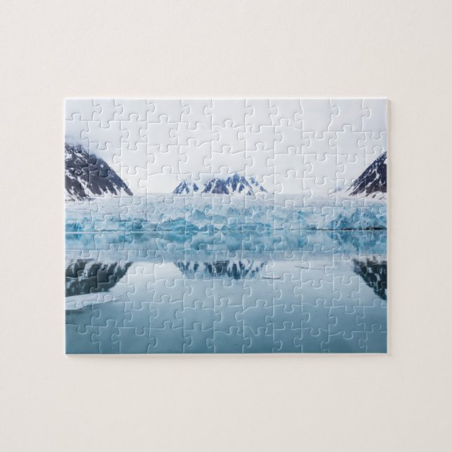 Gletscherreflektionen, Norwegen (Horizontal)