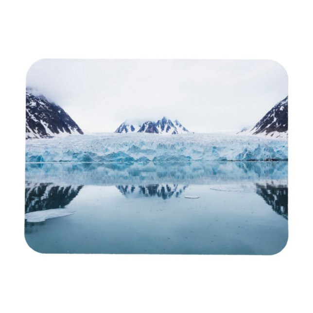 Gletscherreflektionen, Norwegen Magnet (Horizontal)