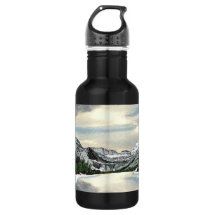 Gletscherschnee Edelstahlflasche