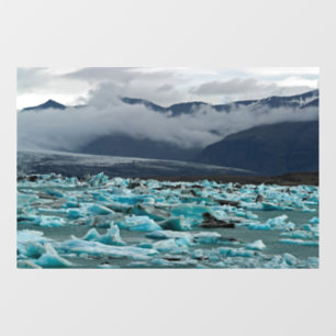Gletschersee Jokulsarlon - Island Fensteraufkleber