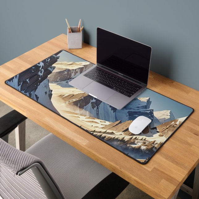 Gletscherspitzen Schreibtischunterlage (Büro 2)