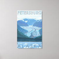 Gletscherszene - Petersburg, Alaska