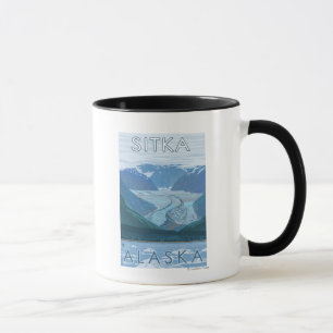 Gletscherszene - Sitka, Alaska Tasse
