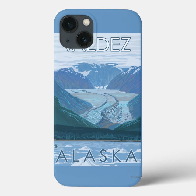 Gletscherszene - Valdez, Alaska Case-Mate iPhone Hülle (Rückseite)