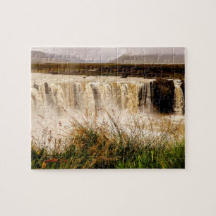 Gletscherwasserfall Island
