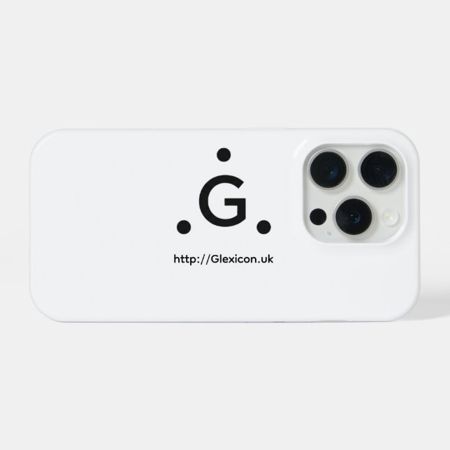 Glexicon UK Mobile iPhone 15  Pro Hülle (Rückseite (Horizontal))
