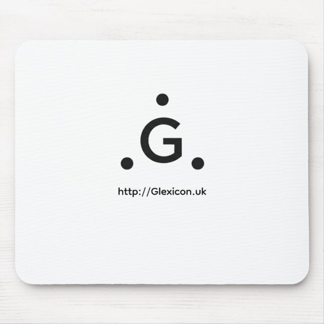 Glexicon UK Mousepad (Vorne)