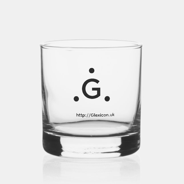 Glexicon UK Whiskyglas (Vorderseite)