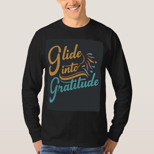 Glide in Dankbarkeit: Jungs' T - Shirt Design (Vorderseite)
