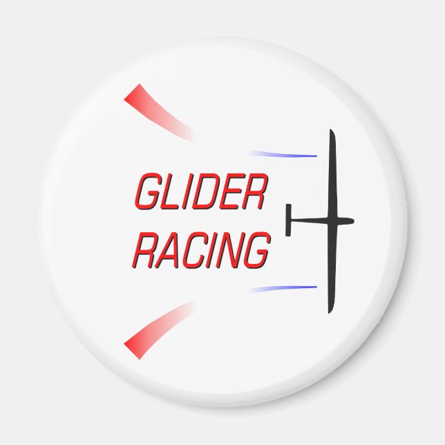 GLIDER RACING MAGNET (Vorne)