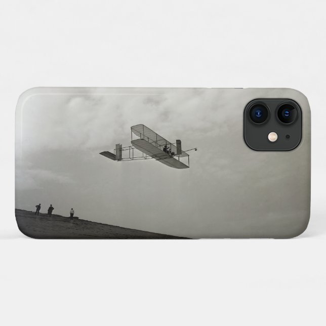 Glider Test Flight Aviation Wright Brothers Case-Mate iPhone Hülle (Rückseite (Horizontal))