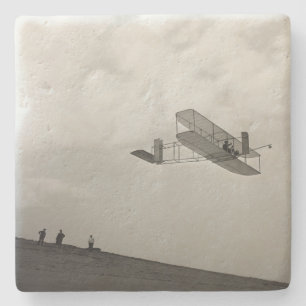 Glider Test Flight Aviation Wright Brothers Steinuntersetzer
