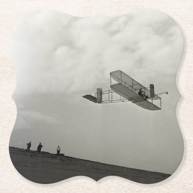 Glider Test Flight Aviation Wright Brothers Untersetzer (Vorderseite)