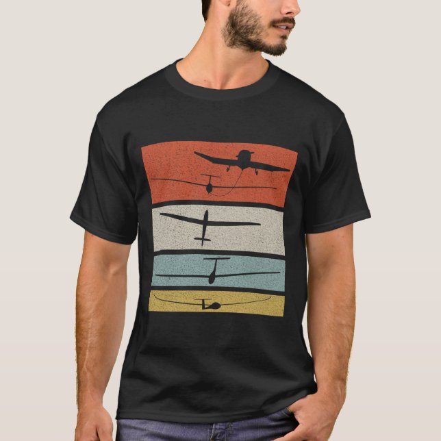 Gliding Pilots TShirt Glider Pilot Shirt Soaring (Vorderseite)