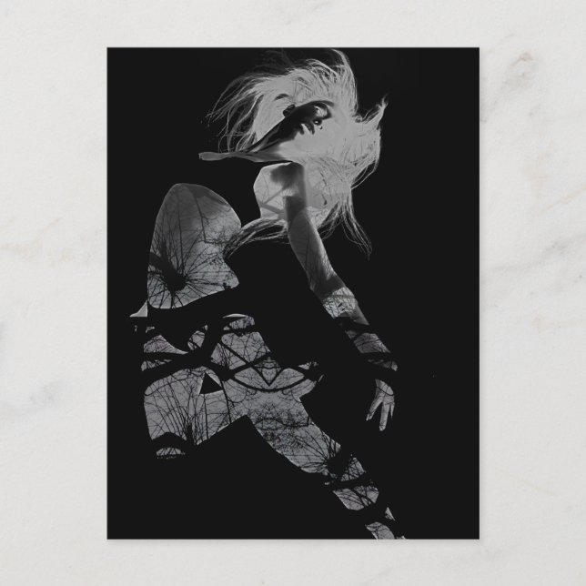 Gliding Postkarte (Vorderseite)