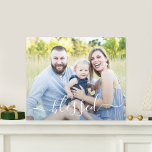 Gliedwortgedrehtes Personalisiertes Foto Leinwanddruck<br><div class="desc">Die personalisierte Wanddekoration sorgt für wertvolle Momente. Macht ein großartiges Geschenk!</div>
