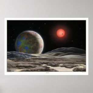 Gliese 581 c Druck Poster