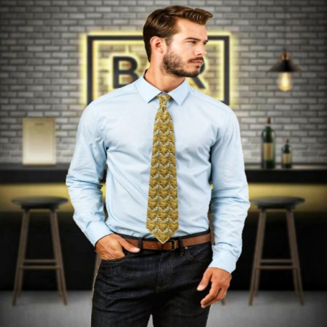 Glimmer der Liebe Krawatte (Dress for a romantic dinner, and to show your love, with this Glimmer of Love Neck Tie!)