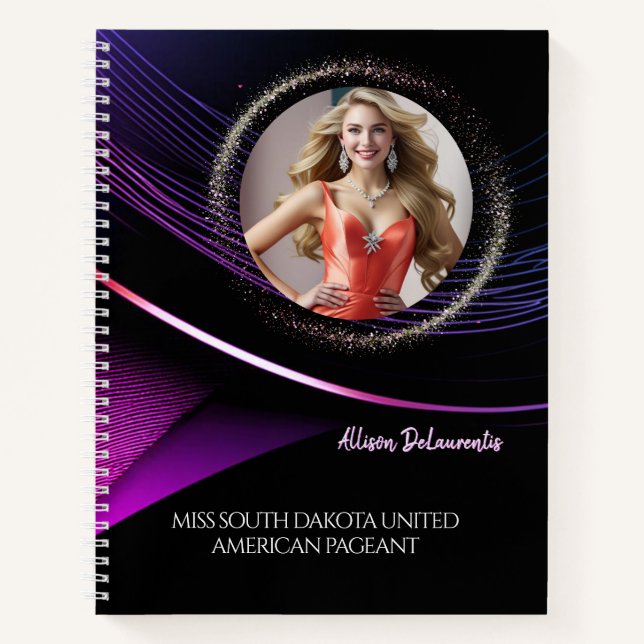 Glimmer Dust Ultimate Pageant Checklist Notebook Notizbuch (Vorderseite)