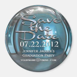 Glimmer Jasper Save the Date Magnet