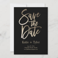 Glimmer-Save the Date-Lochkarte