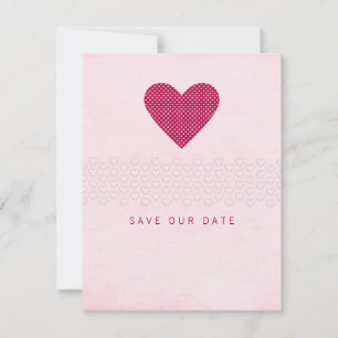 Glimmer Save the Date Valentinenkarte