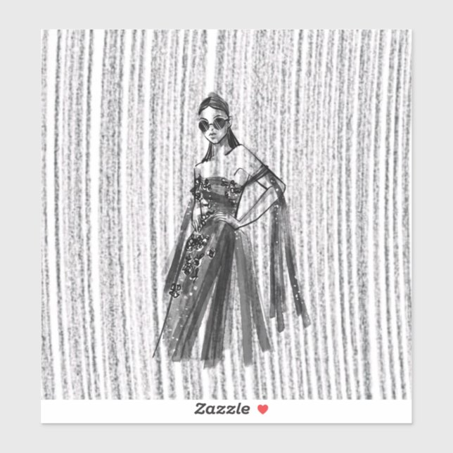 Glimmer Tech-Couture. Aufkleber (Blatt)