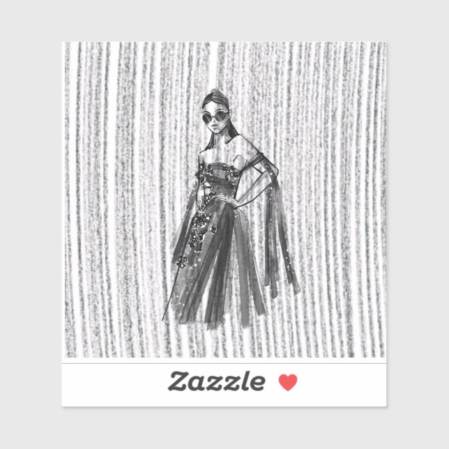 Glimmer Tech-Couture. Aufkleber (Blatt)