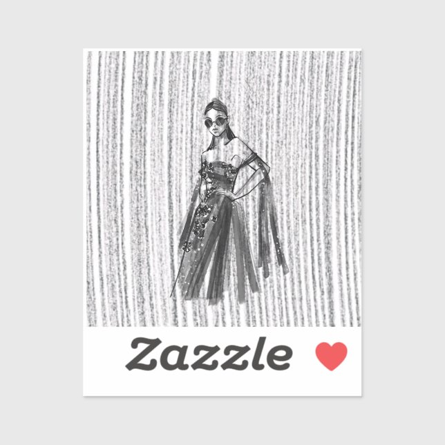 Glimmer Tech-Couture. Aufkleber (Blatt)