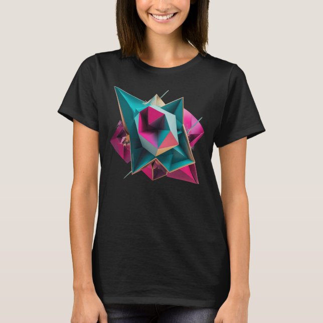 Glimmering Rose Radiance T-Shirt (Vorderseite)