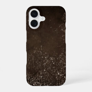 Glimmerndes Bronze-Grunge Reicher brauner Glam-D iPhone 16 Hülle