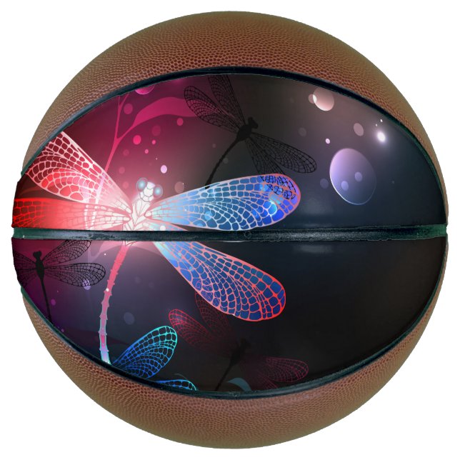 Glimmerne Rote Libelle Basketball (Vorderseite)
