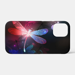 Glimmerne Rote Libelle Case-Mate iPhone Hülle