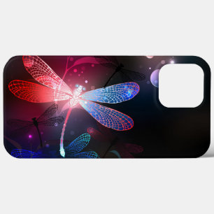 Glimmerne Rote Libelle Case-Mate iPhone Hülle