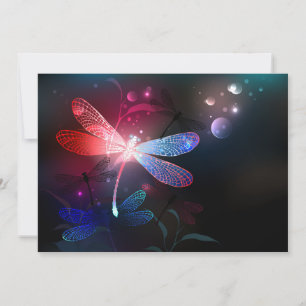 Glimmerne Rote Libelle Einladung
