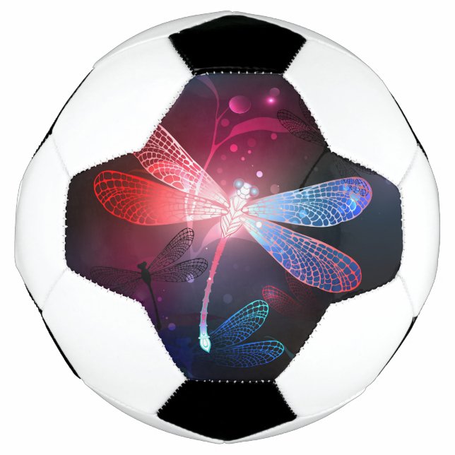 Glimmerne Rote Libelle Fußball (Vorderseite)
