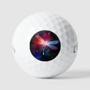 Glimmerne Rote Libelle Golfball