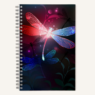 Glimmerne Rote Libelle Notizbuch