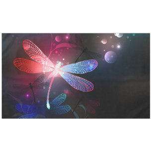 Glimmerne Rote Libelle Tischdecke