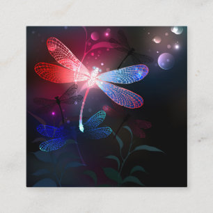 Glimmerne Rote Libelle Treuekarte