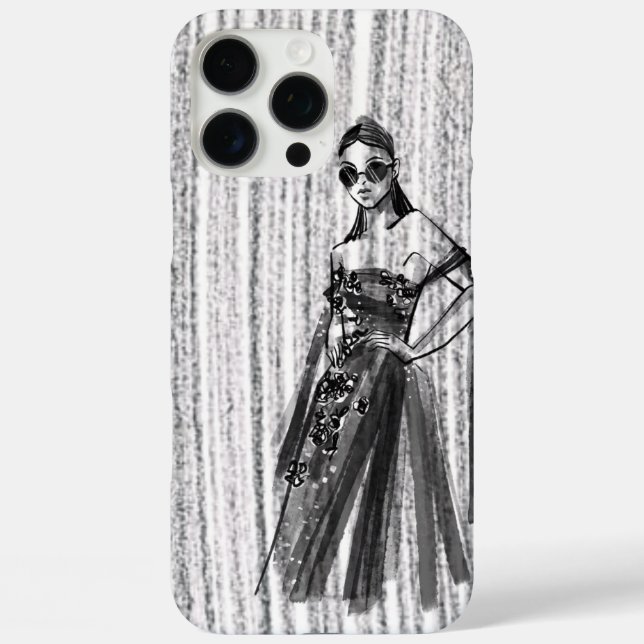 "GlimmrTech-Couture" iPhone 16 Pro Max Hülle (Rückseite)