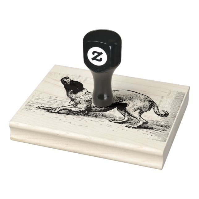 Glimpsen der Animate World: Hund Gummistempel (Stempel)